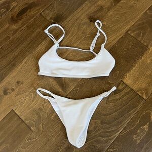 Full Tilt Ribbed Bikini Set
